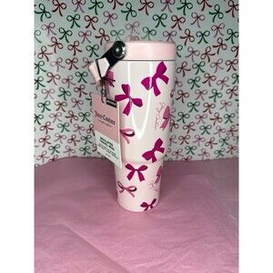 Juicy couture Coquette Pink Bow Tumbler 30 oz